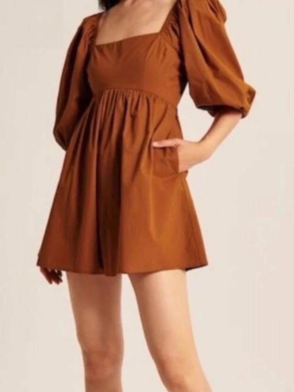 Abercrombie & Fitch Puff Sleeve Romper BNWT